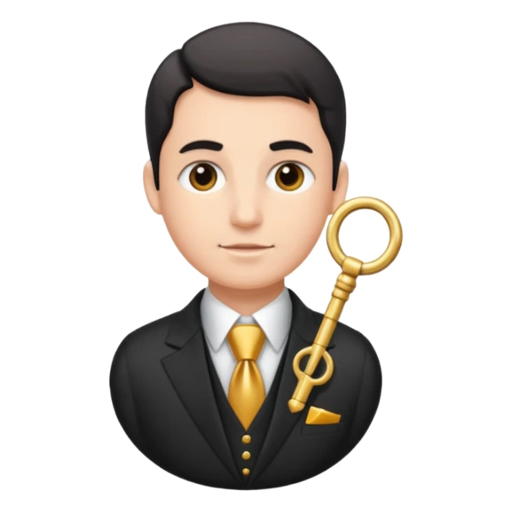 Official with Clusters of Keys Around Their Necks sticker