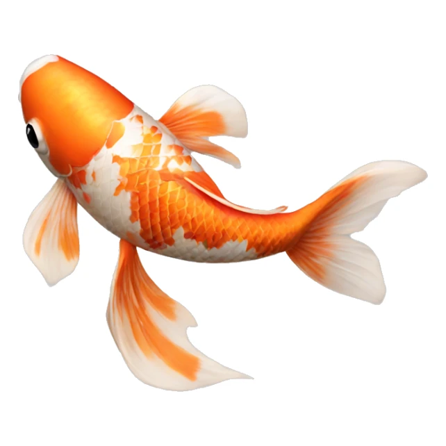 Koi fish sticker