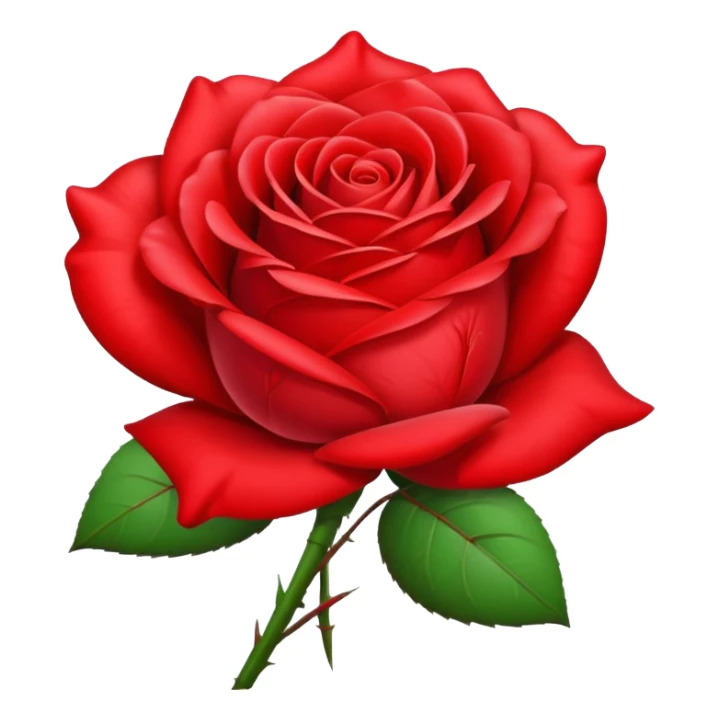 rose with kisses in it sticker