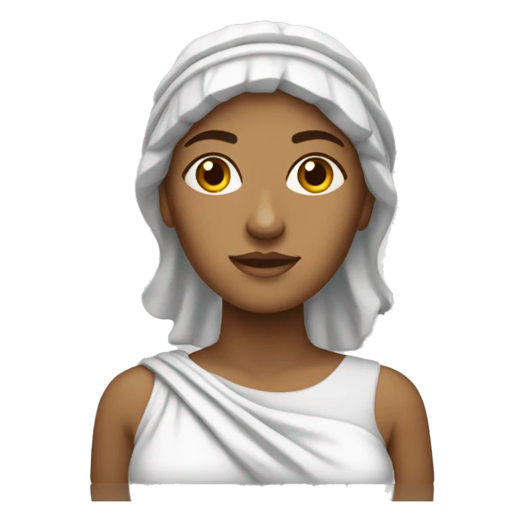 woman who is a greek stature sticker