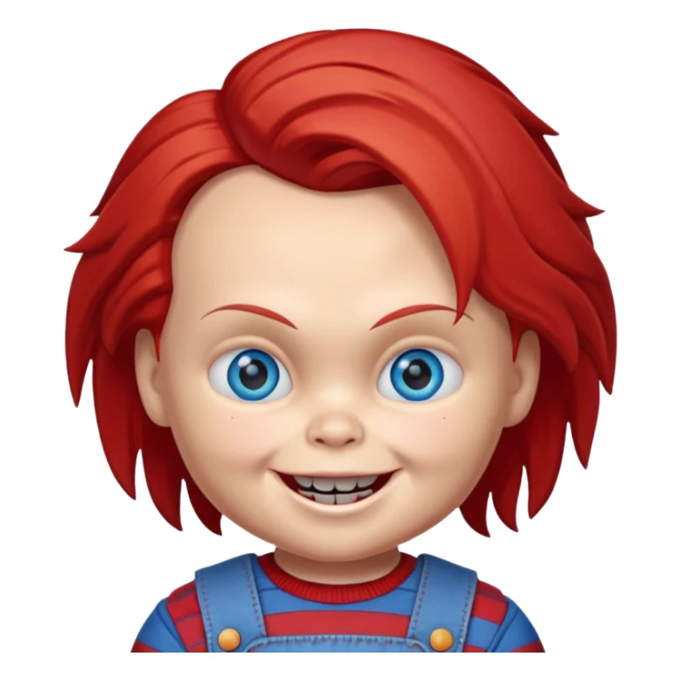 Un emojin de chuky sticker