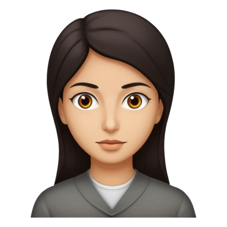 portrait of iranian civilian with neutral expression sticker