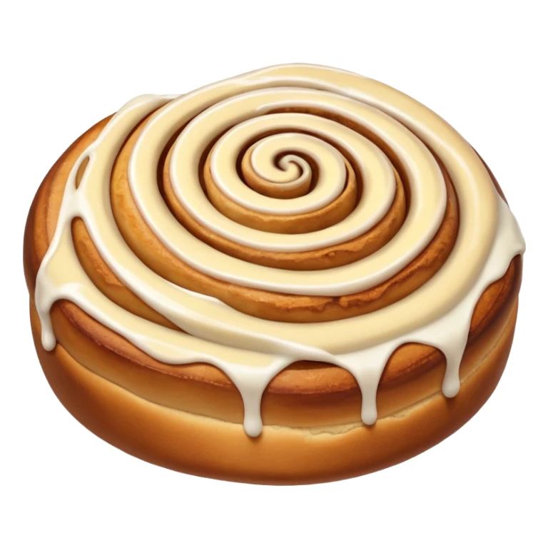 zimtschnecke mit frosting sticker