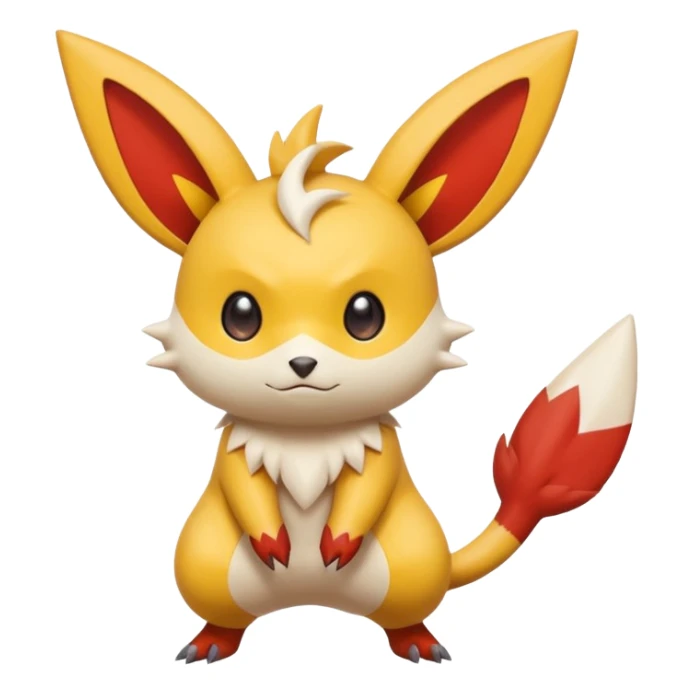 Victini-Pichu-Raichu-Zangoose-Fakémon-hybrid-creature (full body)  sticker