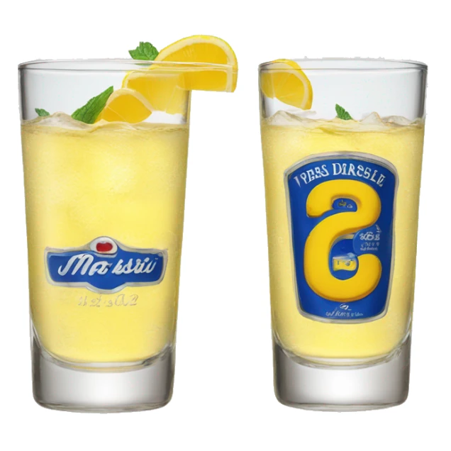 verre de Ricard Pastis de Marseille 51 sticker