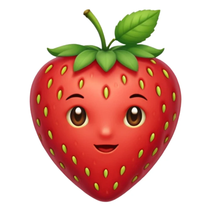 Una fresa pero dibujada sticker