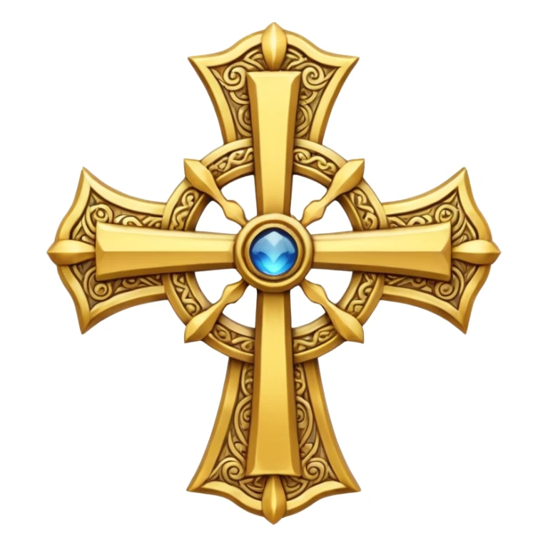 Golden Cross of Antioch sticker