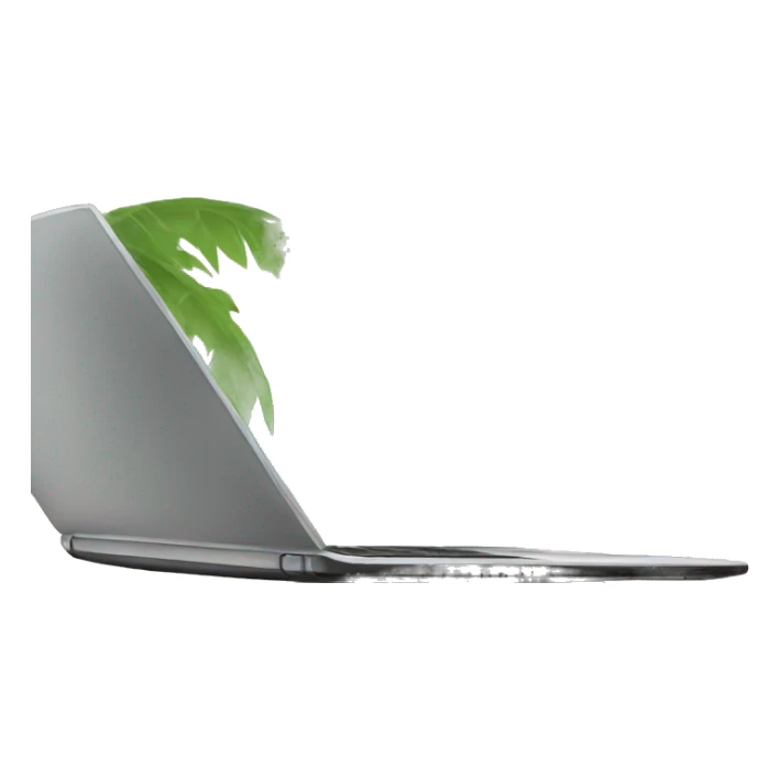 laptop in the summer sticker