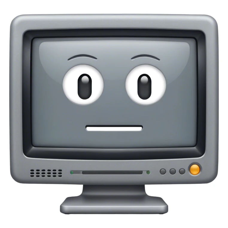 Dust covered monitor sticker