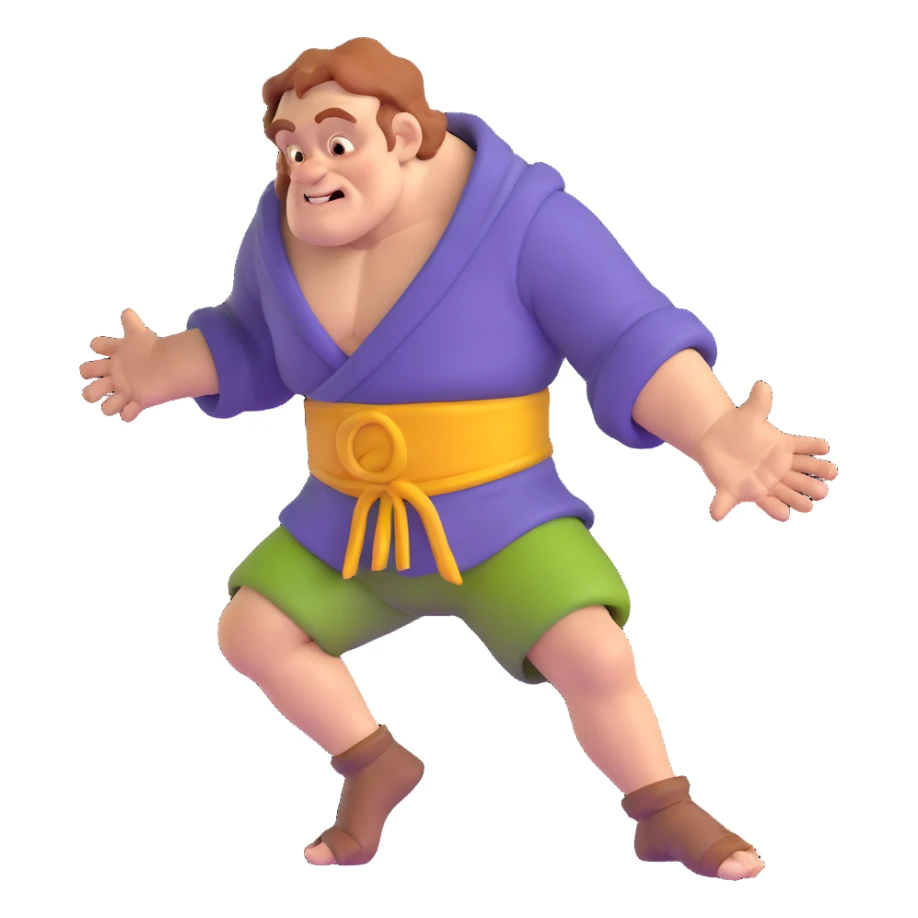 Quasimodo the hunchback of Notre Dame sticker