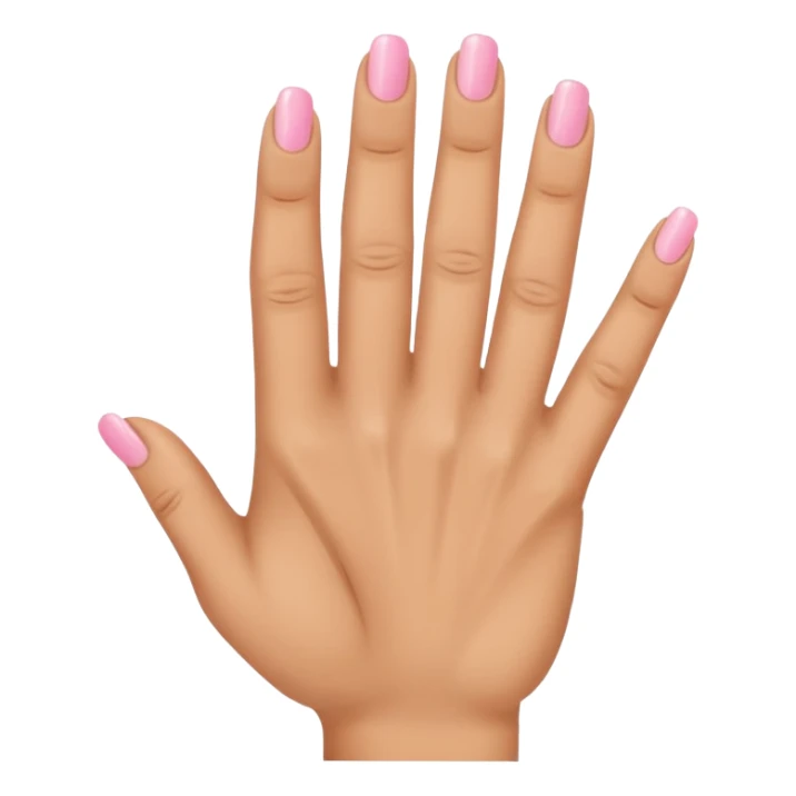 Hand with Index, Middle, and Pink out straight with ring finger bent in tight sticker