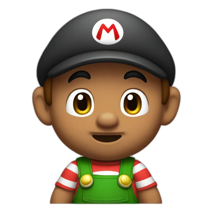 Mario as a ittle baby sticker