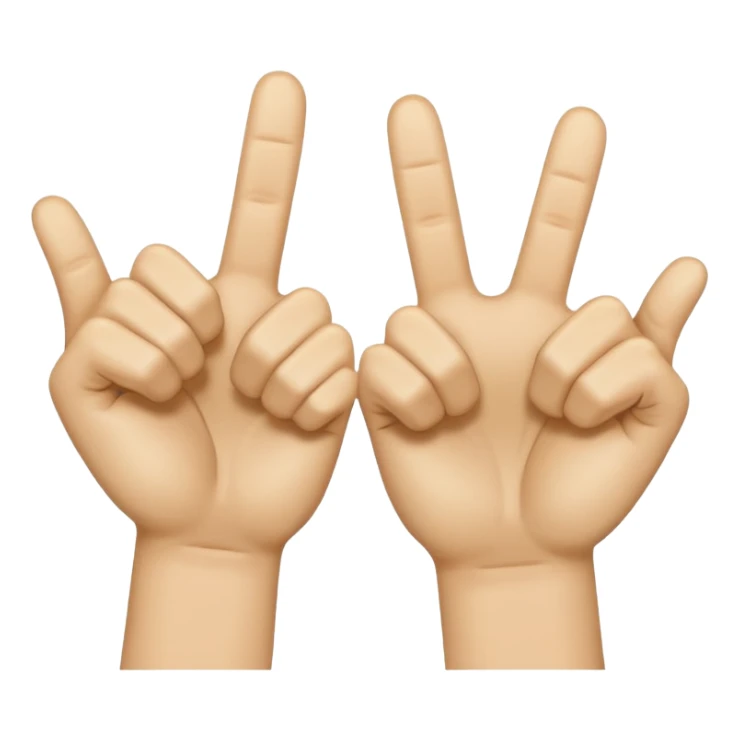 I want two tumbs up like it's done with two hands, it should be the other side od the hand sticker