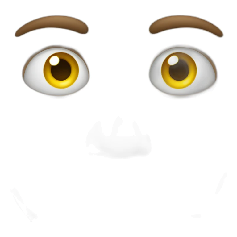 person with 16 eyes sticker