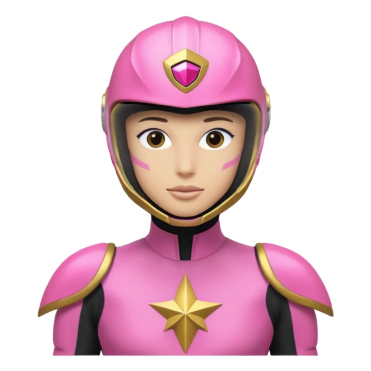 Power rangers Zeo pink ranger  sticker