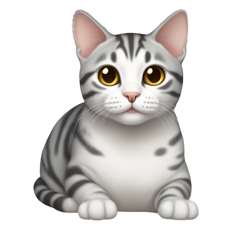 American shorthair cat sticker
