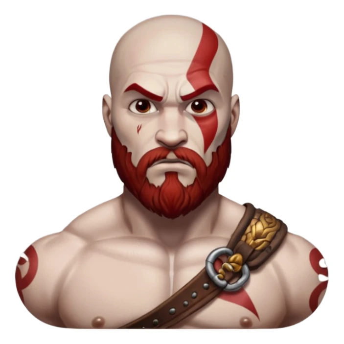 God of War Kratos (skin white) sticker