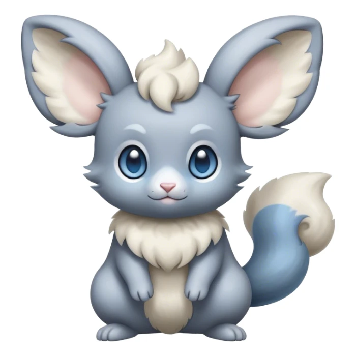 Minccino-Espurr-Cinccino-creature-hybrid sticker