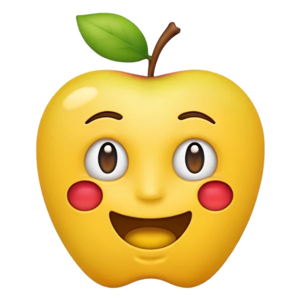 lustiges Lipid-Emoji mit Gesicht und Labor-Accessoire, Apple-Emoji-Stil sticker