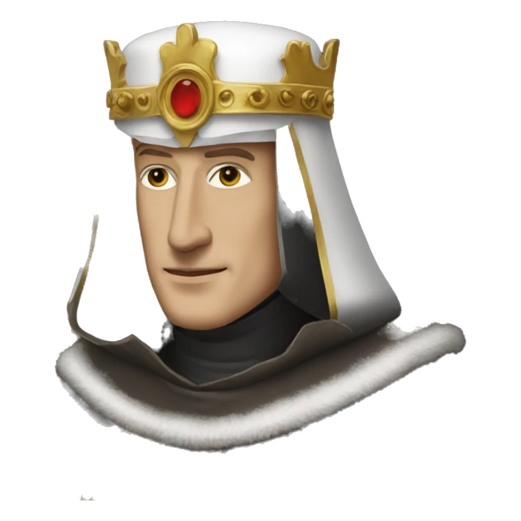 Kingdom of Heaven king baldwin IV in mask sticker