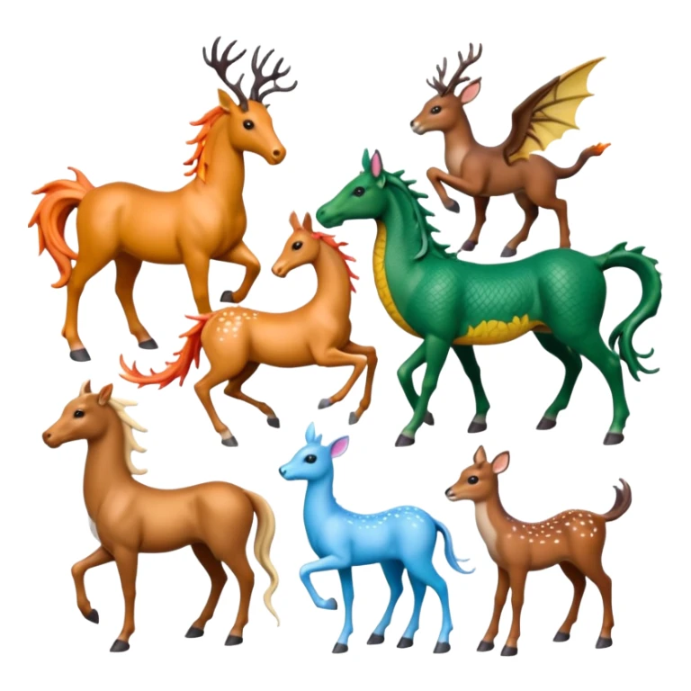 Schleich Figuren Überblick (Pferd, Drachen, feen, rehe…) sticker