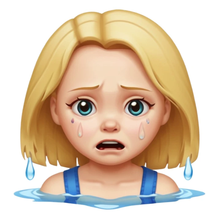 Girl name chucky crying and flooding the place sticker