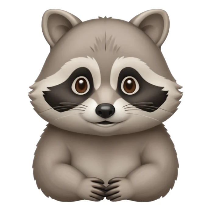Calm, friendly raccoon mascot for an educational app.
Soft rounded shapes, gentle face, no sharp edges.
Minimal details, clean outline, neutral cool colors.
Relaxed, supportive expression.
Simple, slightly chubby body, easy to animate.
ASD-friendly, calm guide vibe n cute. sticker
