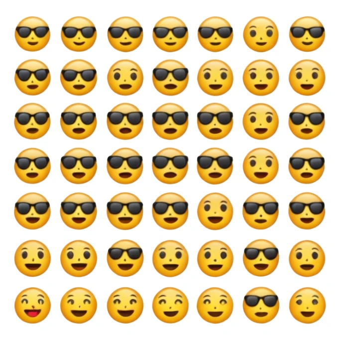 Mixe des emojis 😊6️⃣7️⃣ et utilise bien les chiffre  sticker