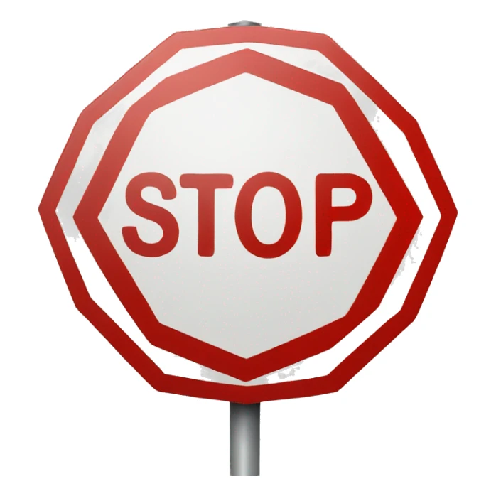 stop sign with the word Stop in white sticker