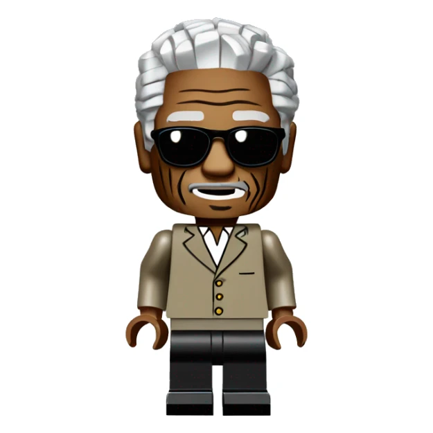 MORGAN FREEMAN lego full body sticker