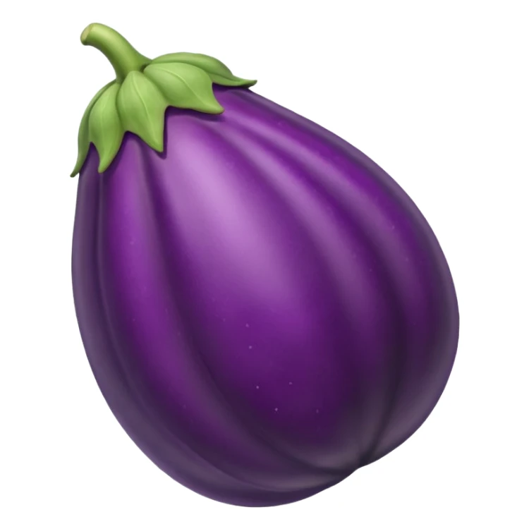 eggplant with lots of veins sticker