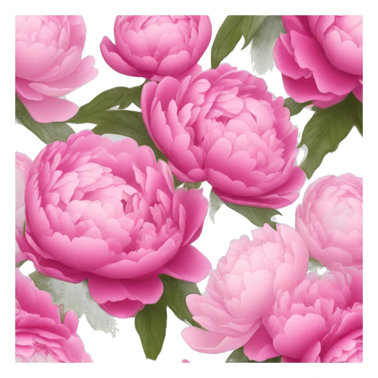 bouquet of peonies sticker
