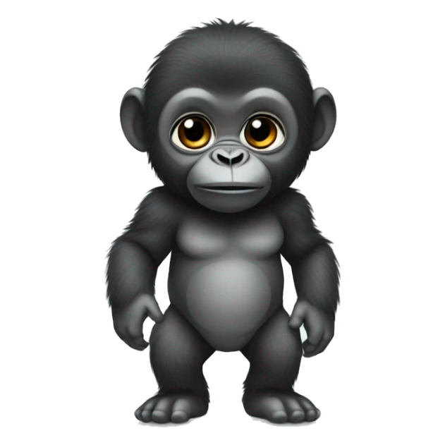 Baby Gorilla Wearing A Onesie sticker