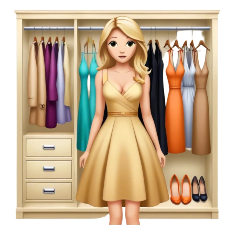 serena van der woodsens closet best quality  sticker