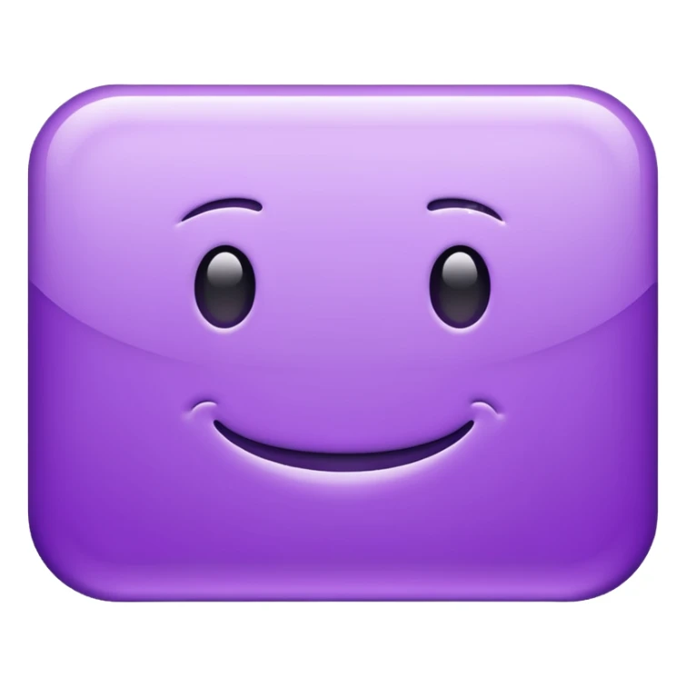empty purple text box sticker