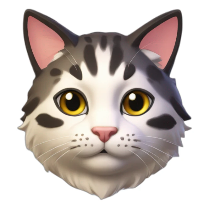 Purradise Meowscles fortnite buff anthromorphic  calico cat sticker