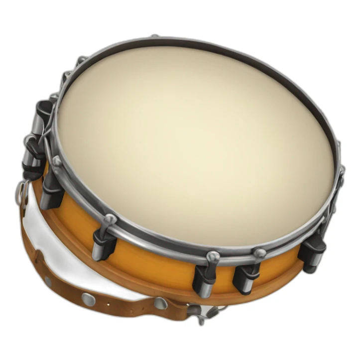 Irish tambourine with metal jingles sticker