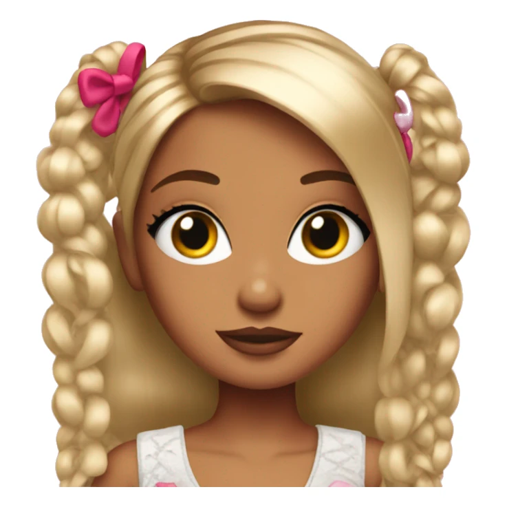 Bratz with bows in hair  sticker