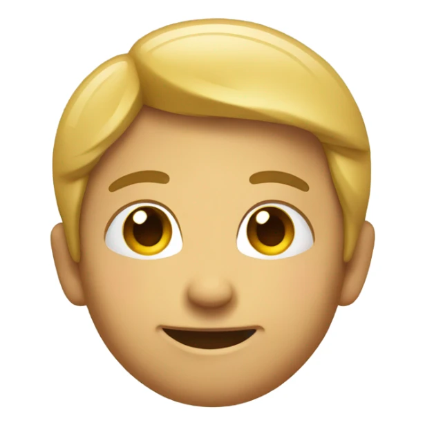 Smiling with feet at the back and hands on face sticker