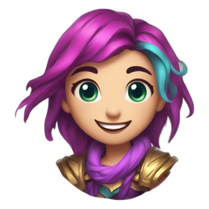 Jinx league of legends sticker