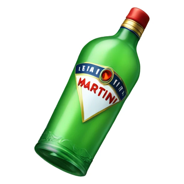 martini fierro bottle sticker