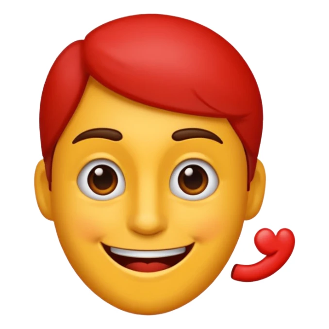 paresseux avec une crête rouge qui rigole avec lol écrit dessus sticker