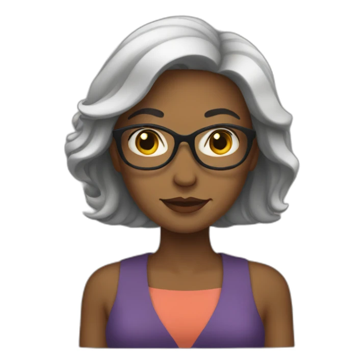 woman's power sticker