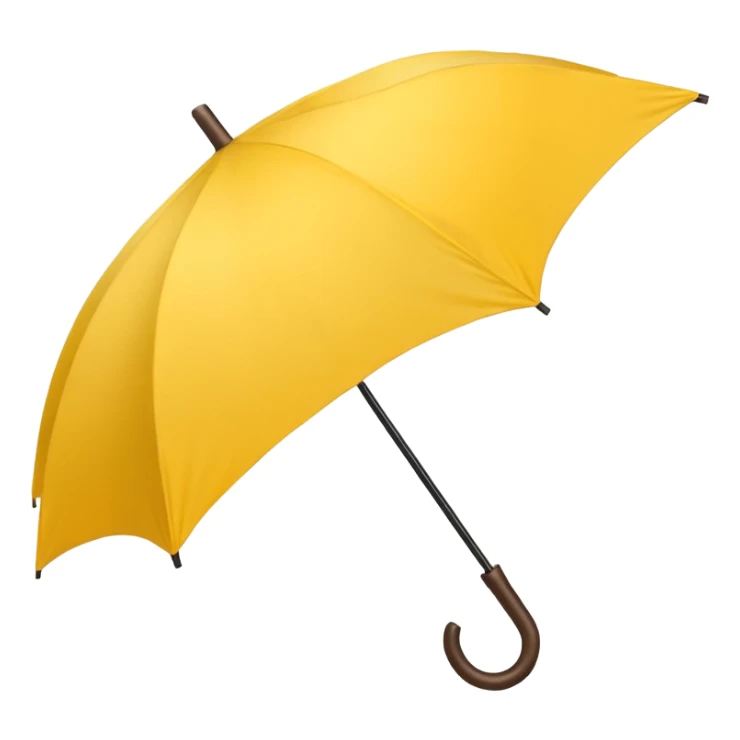 yellow umbrella sticker