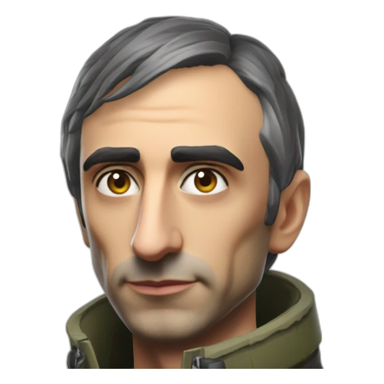 Éric zemmour avec un sniper fortnite sticker