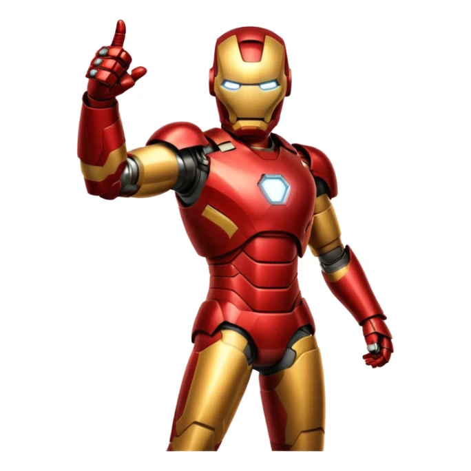 iron man thumb up animated sticker