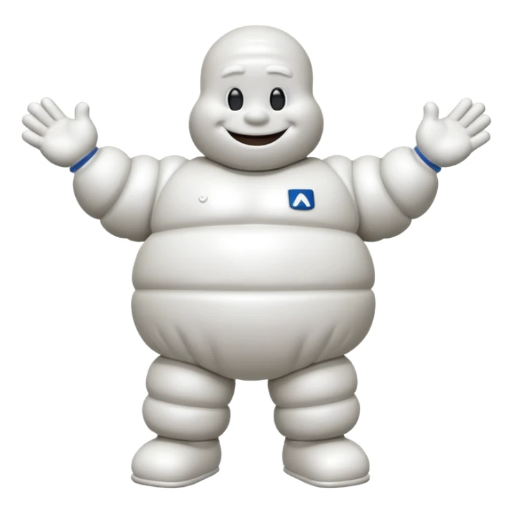 Michelin man sticker