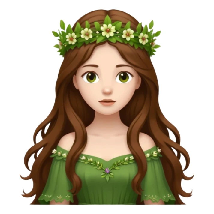 forest queen sticker