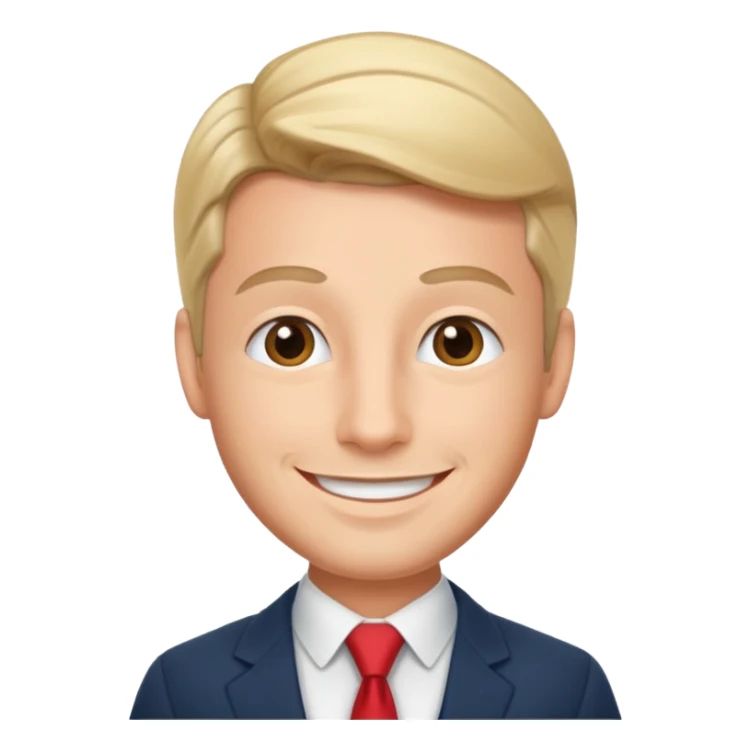 the swiss chris (banker influencer), looking professional sticker