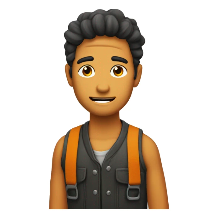 gat naranja gordo sticker